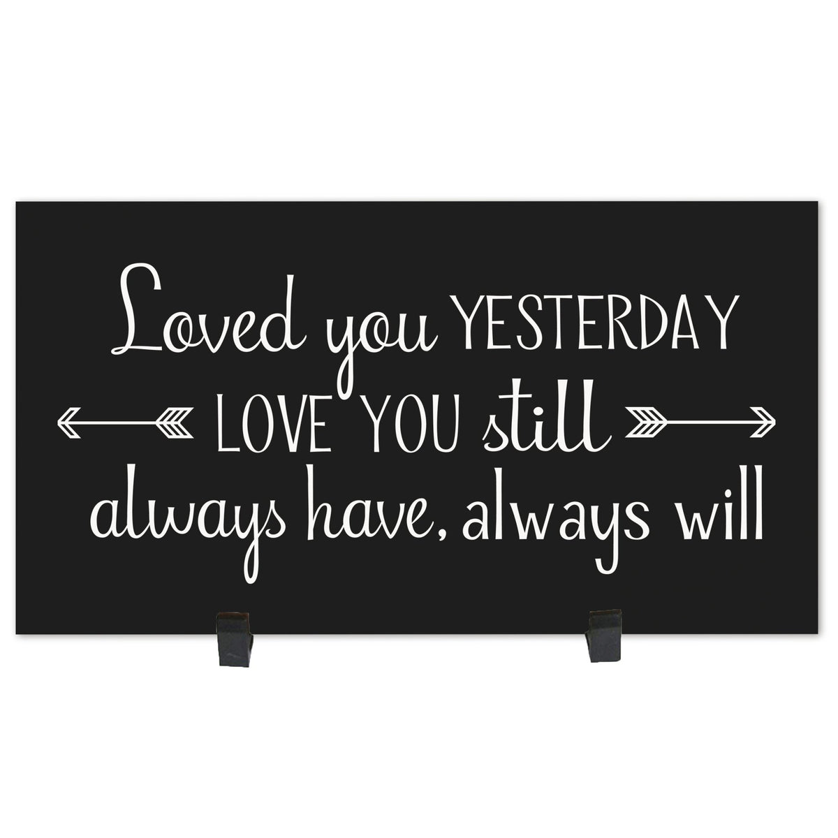 Home and Family Plaques Wall Home Decor - Loved You Yesterday - LifeSong Milestones