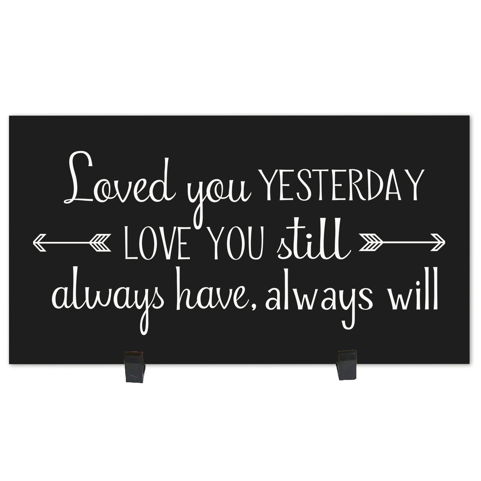 Home and Family Plaques Wall Home Decor - Loved You Yesterday - LifeSong Milestones