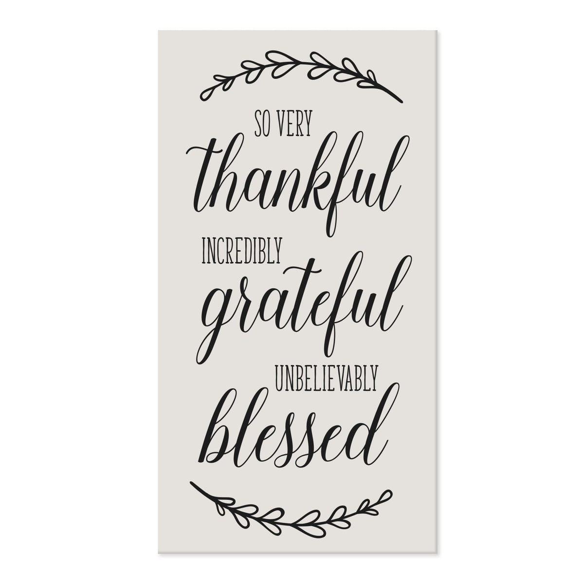 Home and Family Plaques Wall Home Decor - So Very Thankful - LifeSong Milestones