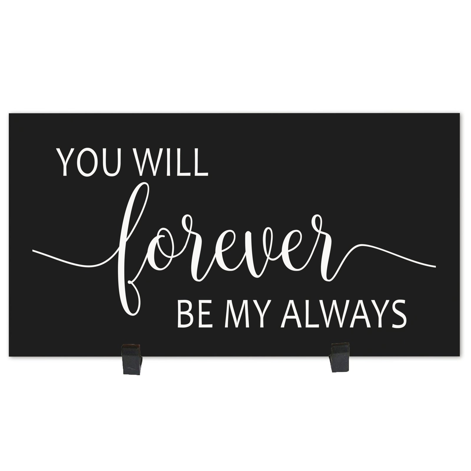 Home and Family Plaques Wall Home Decor - You Will Forever - LifeSong Milestones