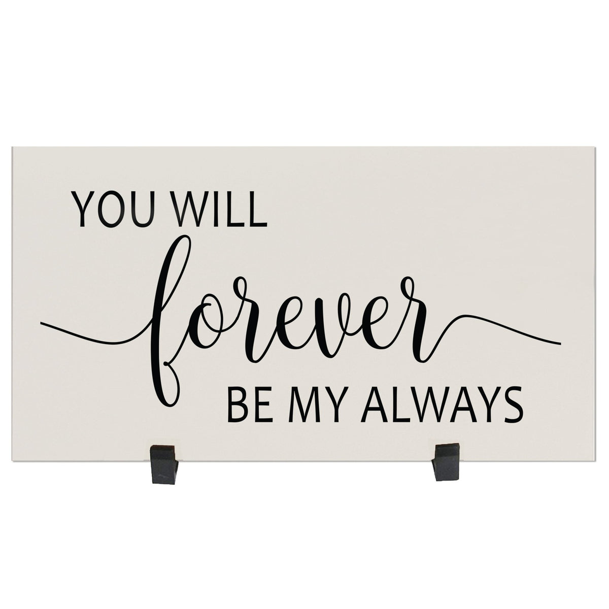 Home and Family Plaques Wall Home Decor - You Will Forever - LifeSong Milestones