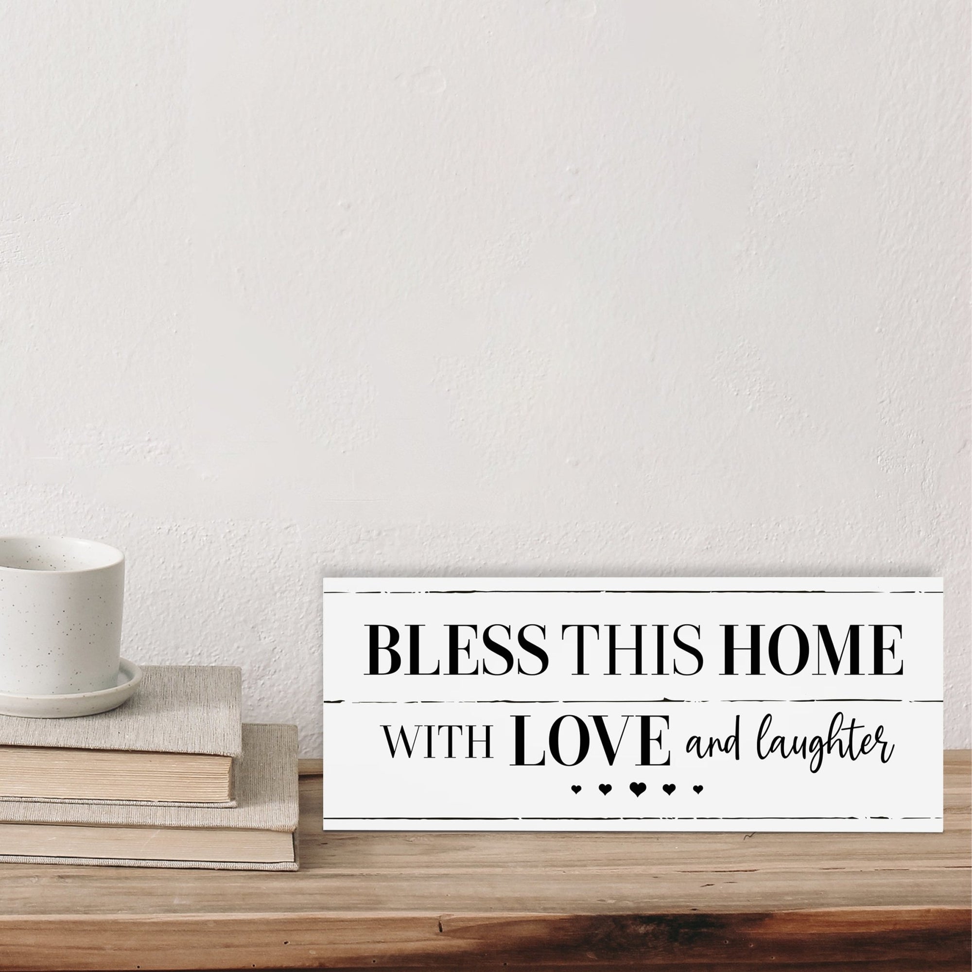Home And Family Tabletop, Countertop, And Shelf Décor And Gift Ideas - Bless This Home - LifeSong Milestones