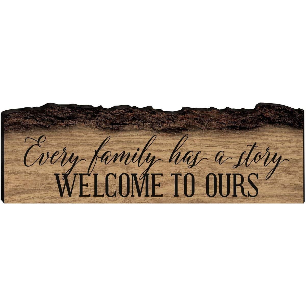Home Decor Bark Wall Plaques - Uplifting - LifeSong Milestones