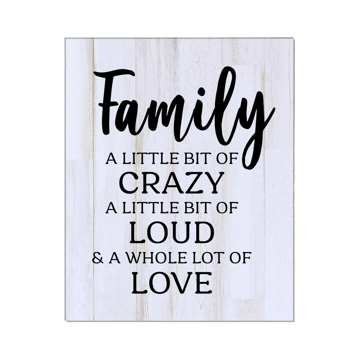 Home Decor Wall Plaques 8” x 10” Family - LifeSong Milestones