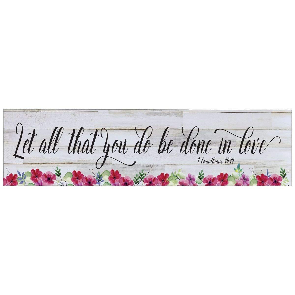 Home Decor Wall Plaques - Distressed White - LifeSong Milestones