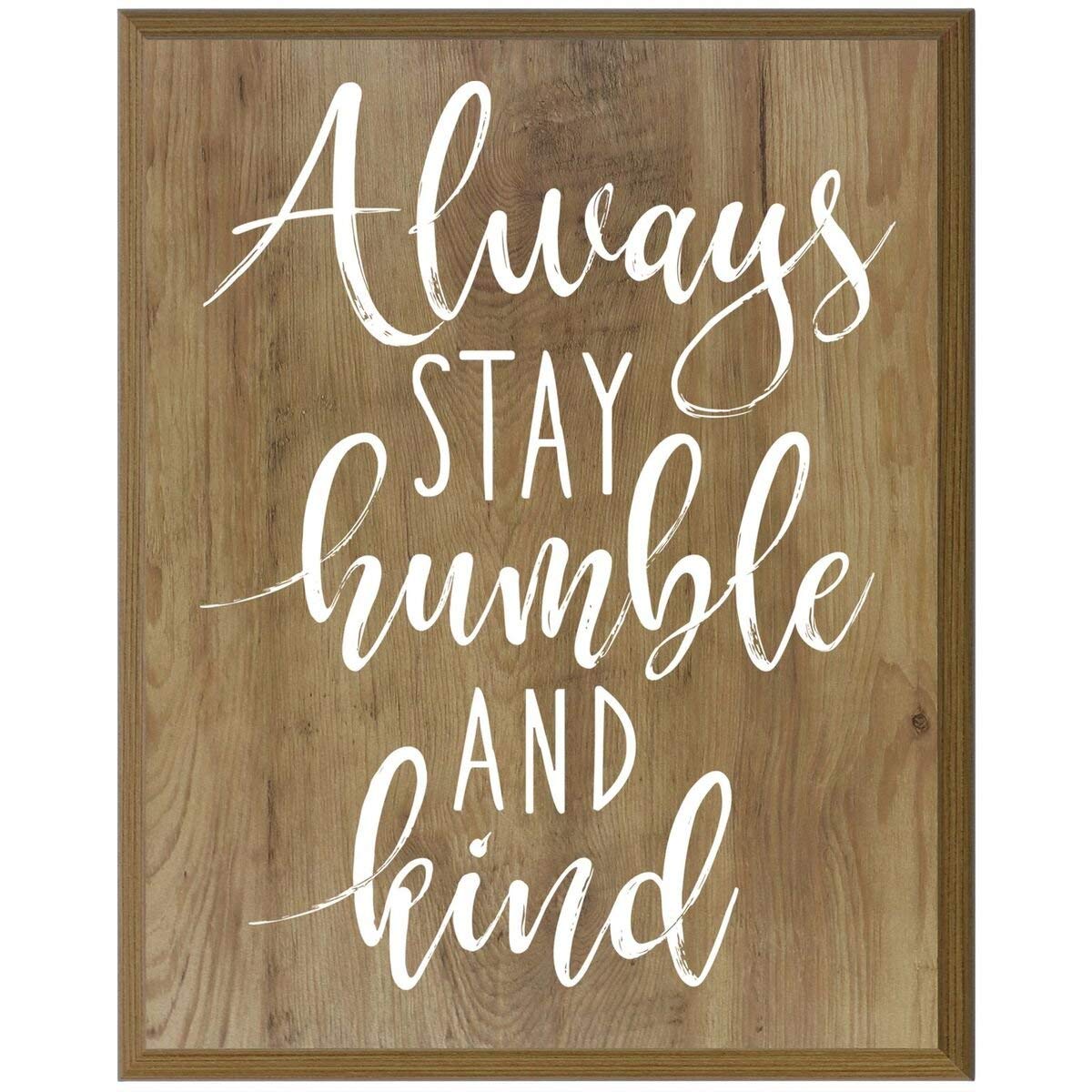 Home Decoration Wall Plaque - Always Stay Humble - LifeSong Milestones