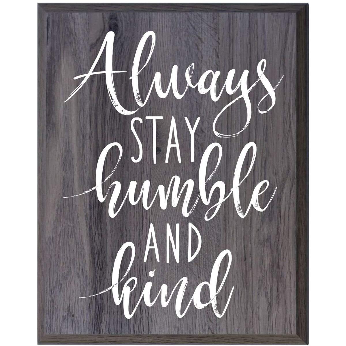 Home Decoration Wall Plaque - Always Stay Humble - LifeSong Milestones