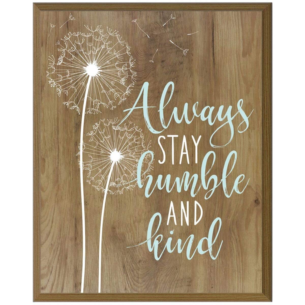 Home Decoration Wall Plaque - Always Stay Humble Flower - LifeSong Milestones