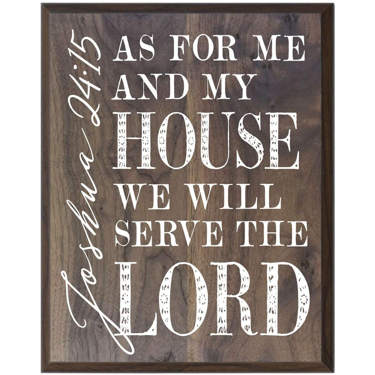 Home Decoration Wall Plaque - As For Me - LifeSong Milestones