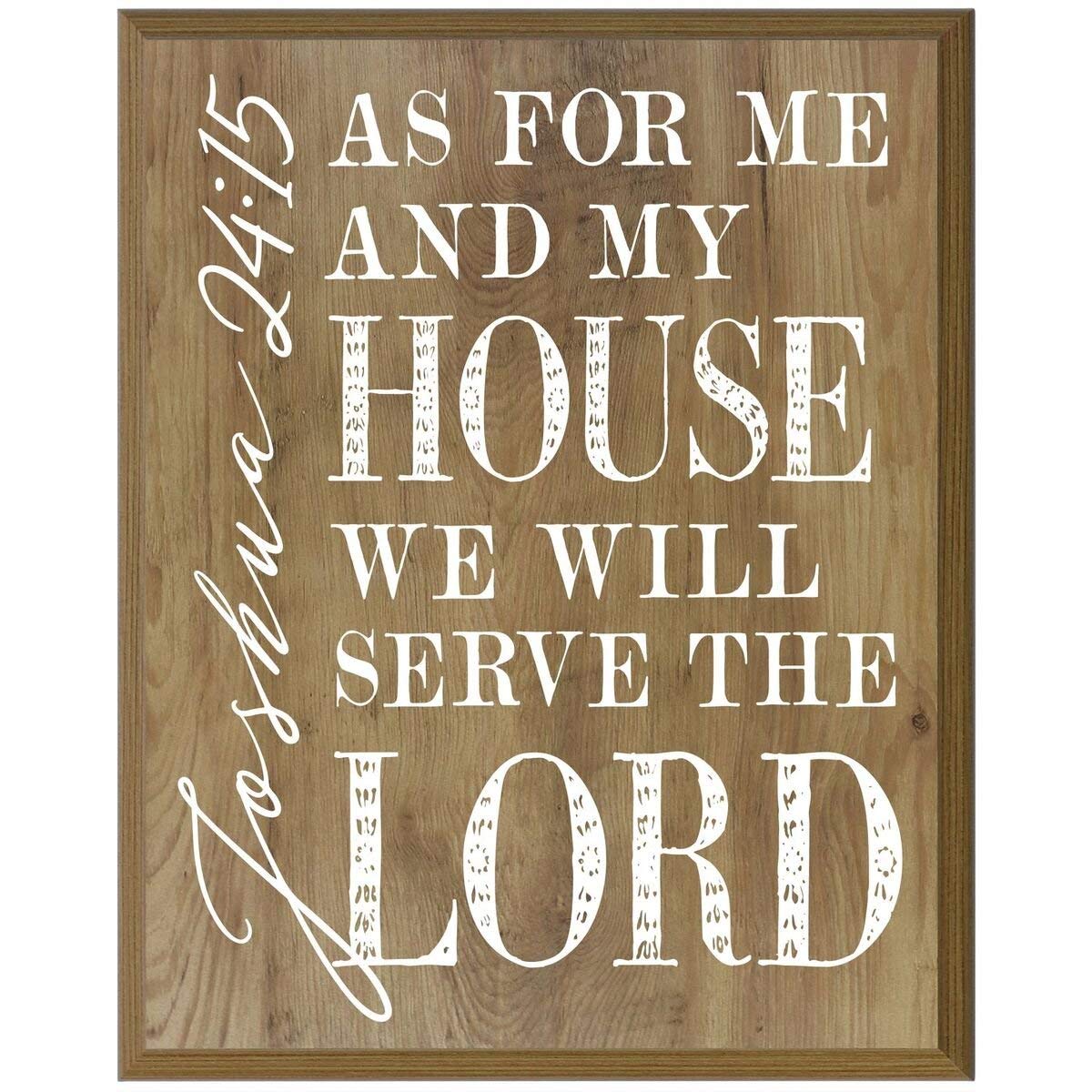 Home Decoration Wall Plaque - As For Me - LifeSong Milestones