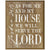 Home Decoration Wall Plaque - As For Me - LifeSong Milestones