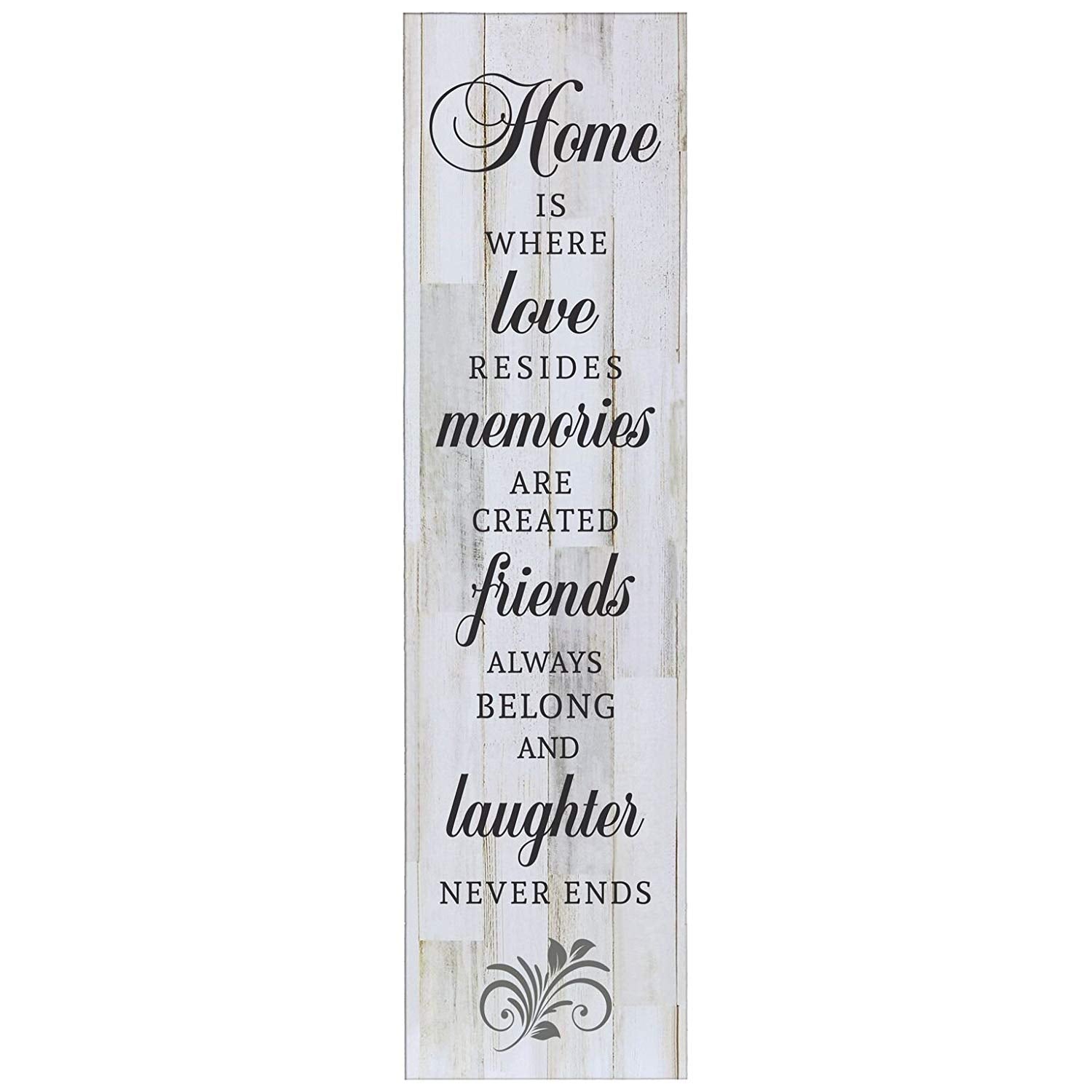 Home Is Where Love Resides Decorative Wall Art Sign - LifeSong Milestones