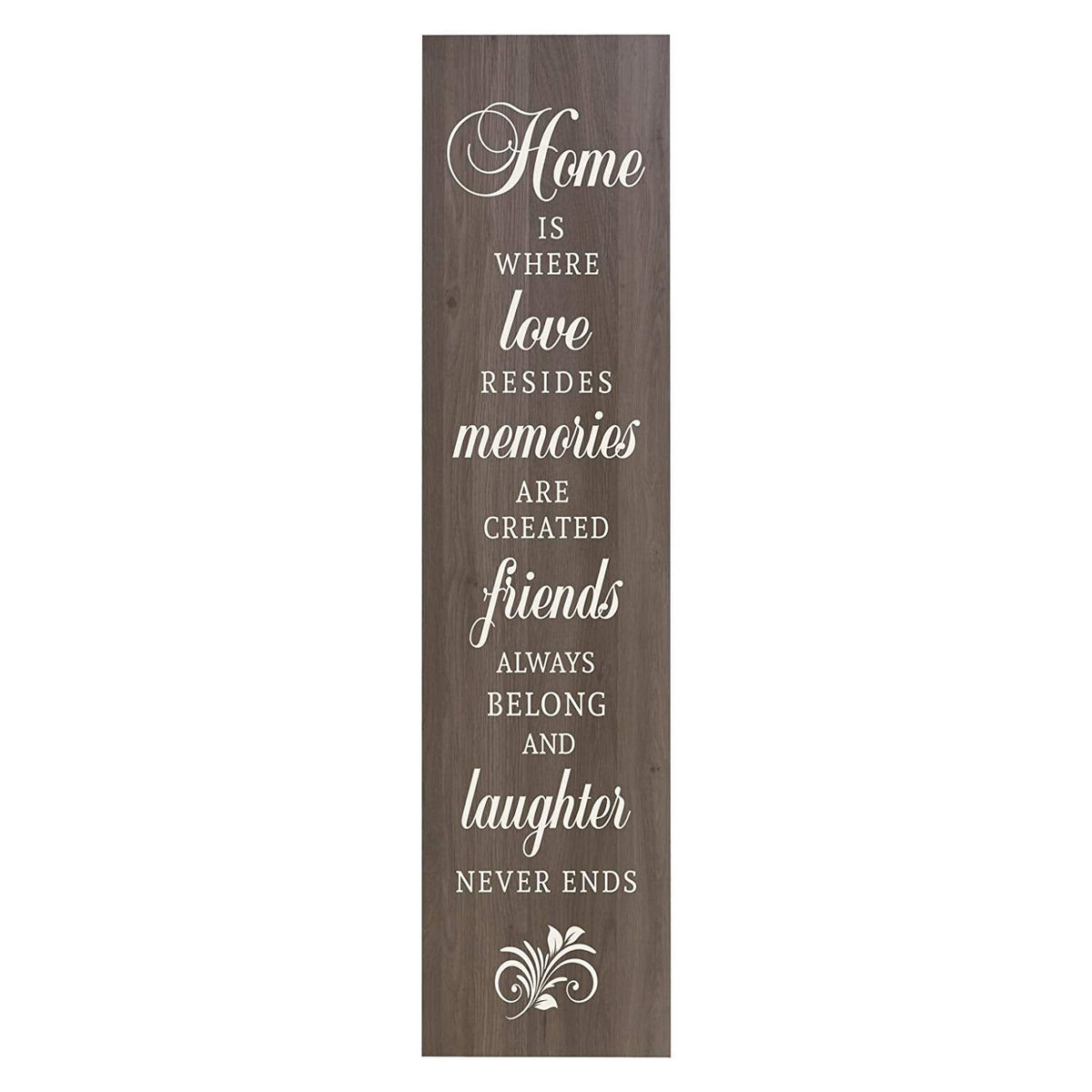 Home Is Where Love Resides Decorative Wall Art Sign - LifeSong Milestones