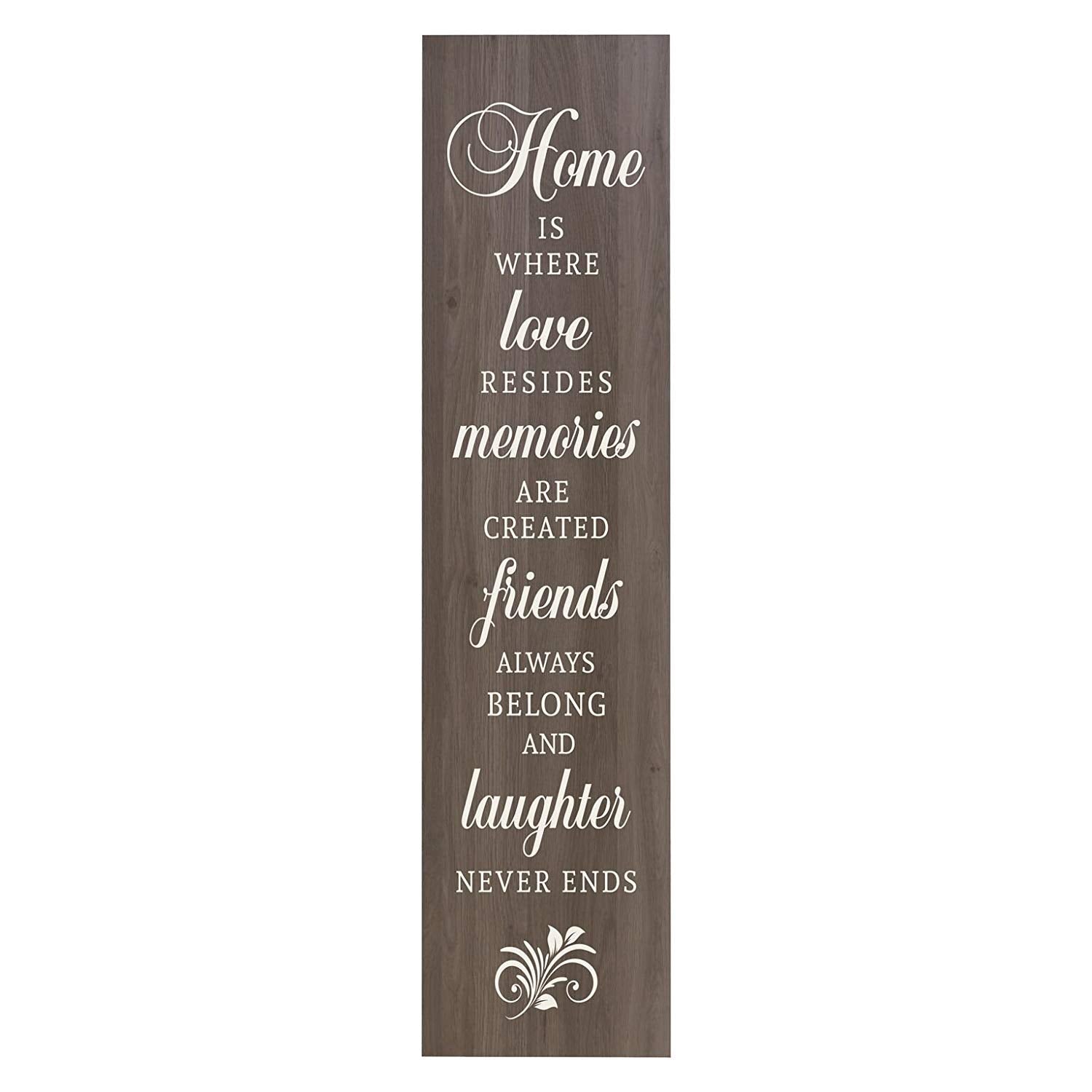 Home Is Where Love Resides Decorative Wall Art Sign - LifeSong Milestones