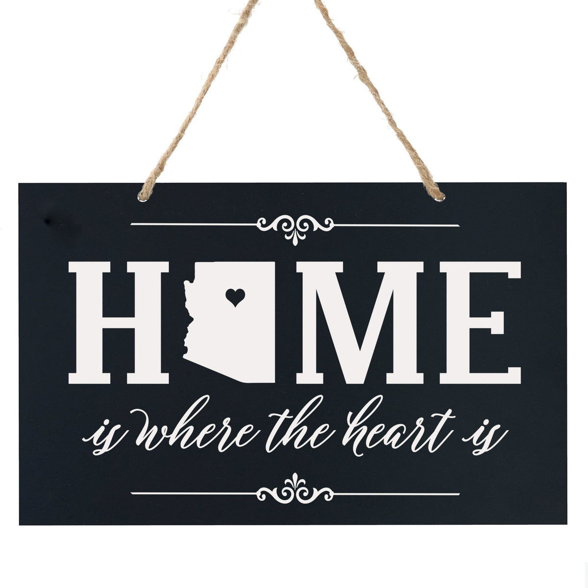 Home State Wall Hanging Rope Sign - Arizona - LifeSong Milestones