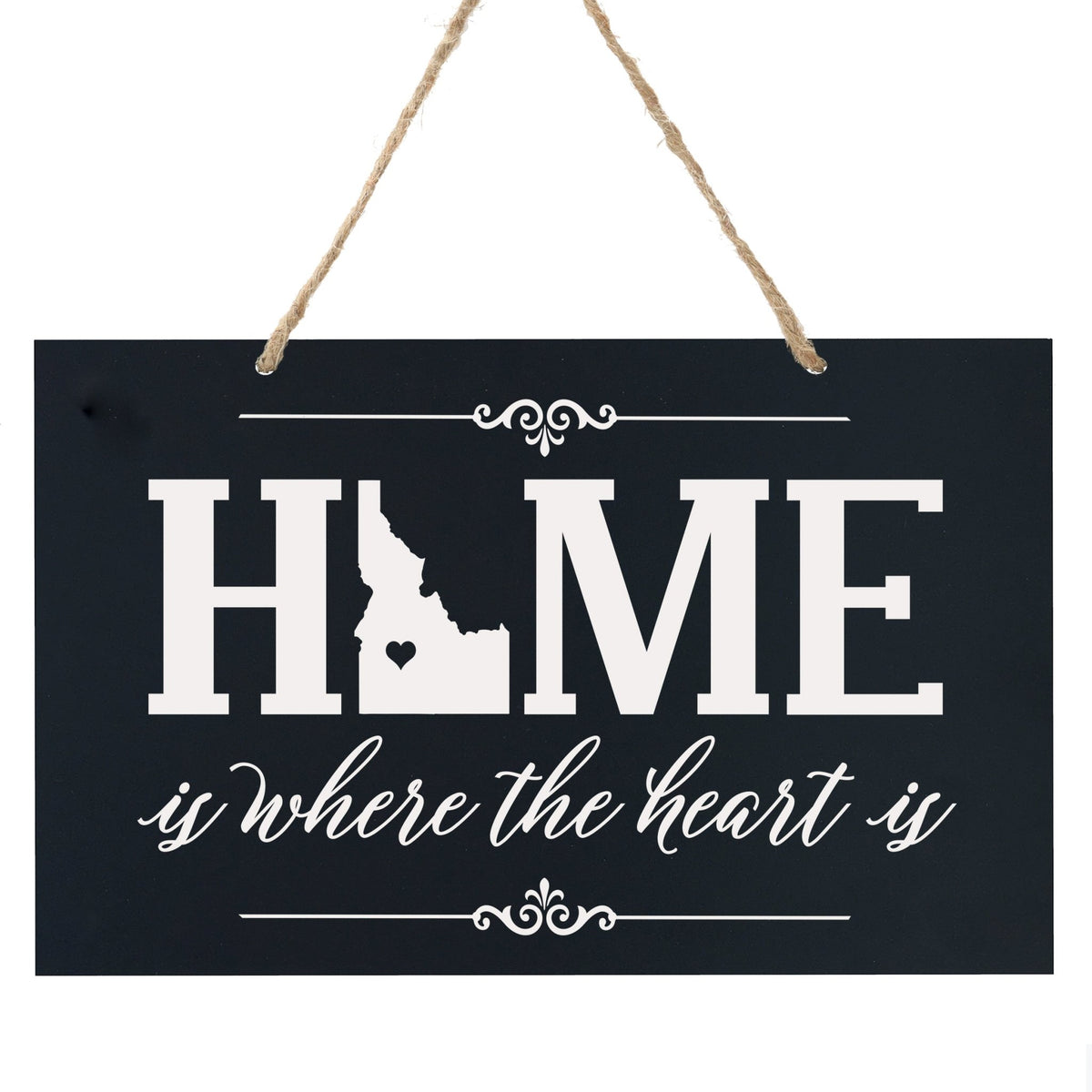 Home State Wall Hanging Rope Sign - Idaho - LifeSong Milestones