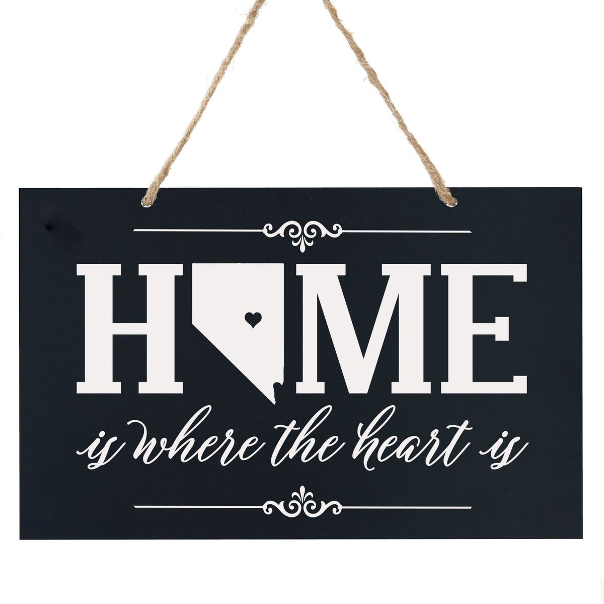 Home State Wall Hanging Rope Sign - Nevada - LifeSong Milestones