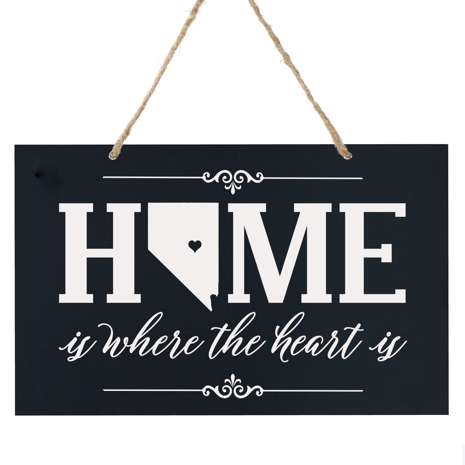 Home State Wall Hanging Rope Sign - Nevada - LifeSong Milestones