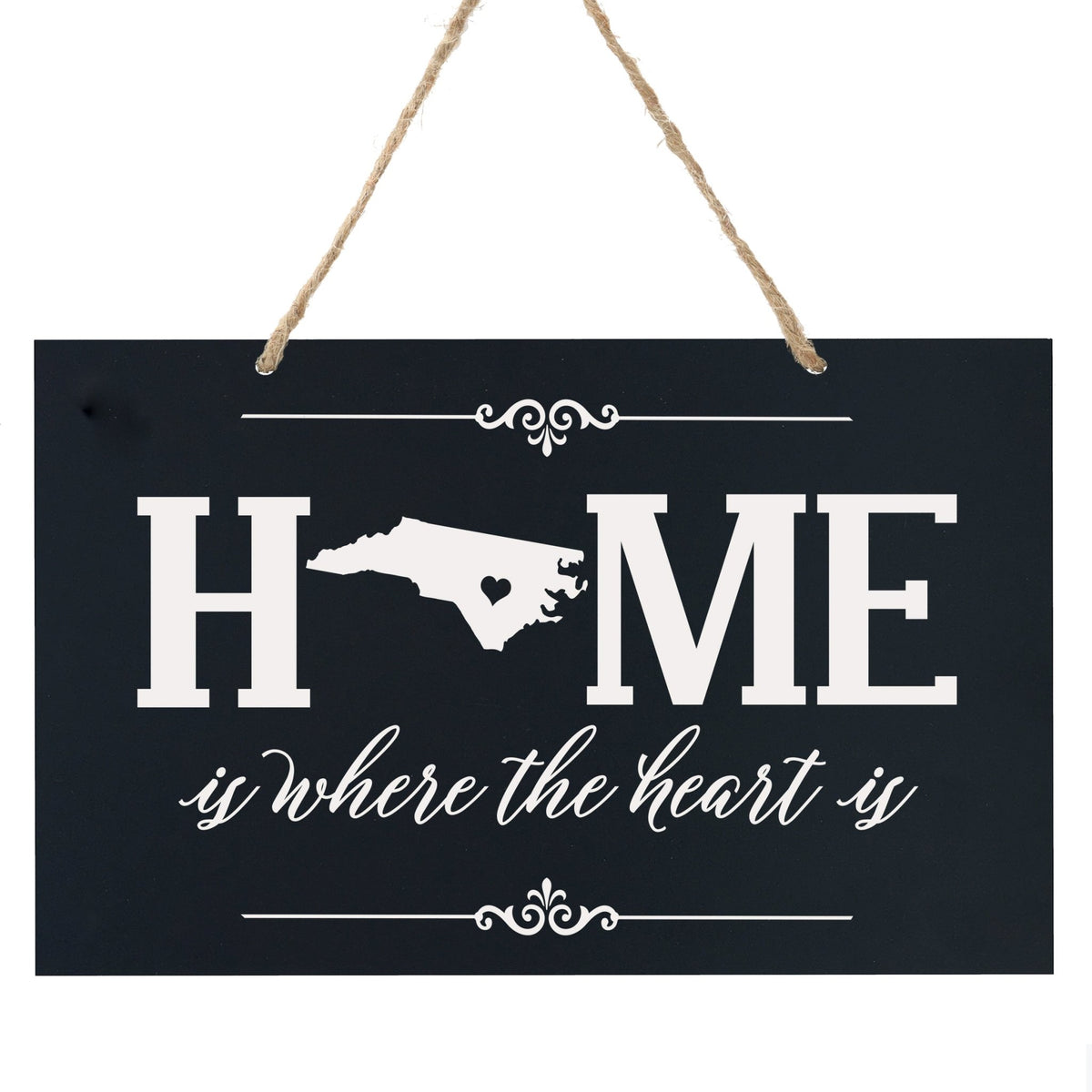 Home State Wall Hanging Rope Sign - North Carolina - LifeSong Milestones
