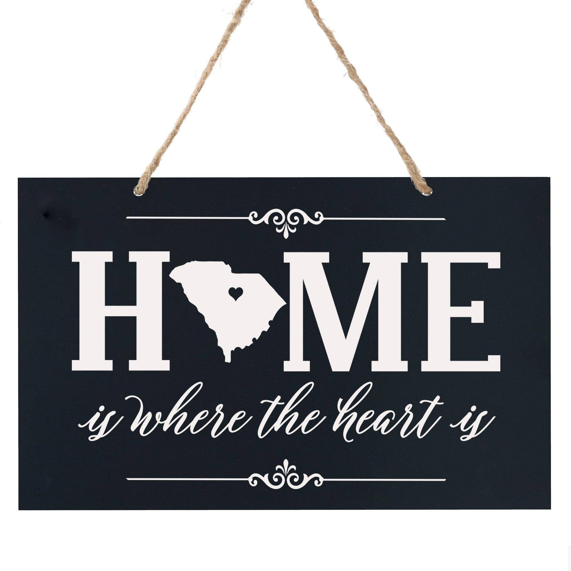 Home State Wall Hanging Rope Sign - South Carolina - LifeSong Milestones