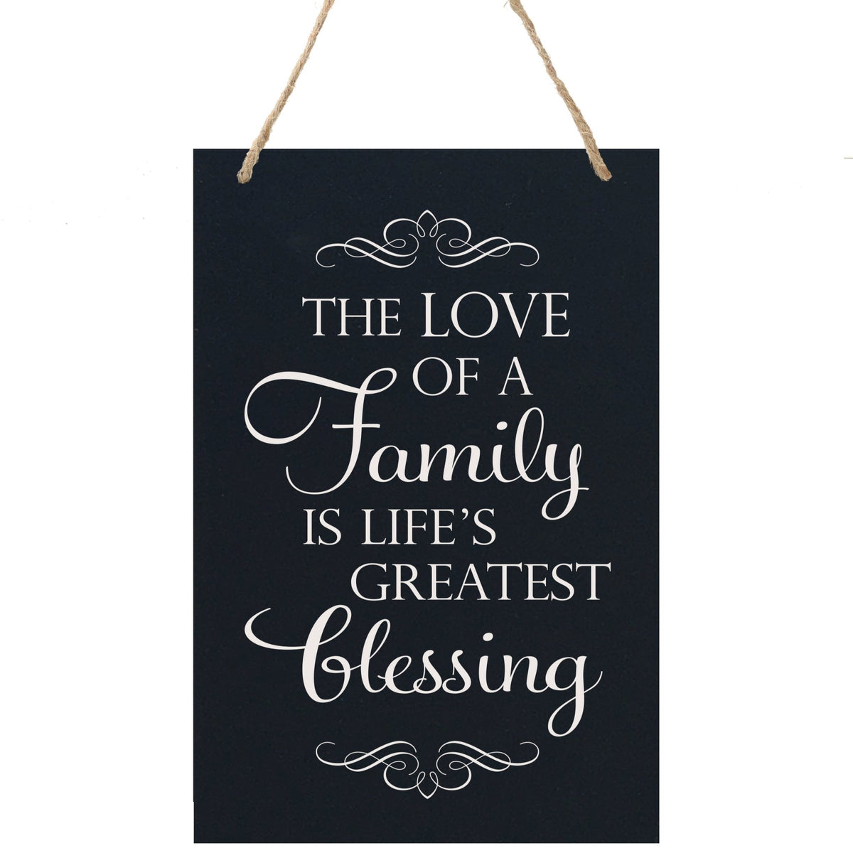 Home Wall Hanging Rope Sign - The Love - LifeSong Milestones