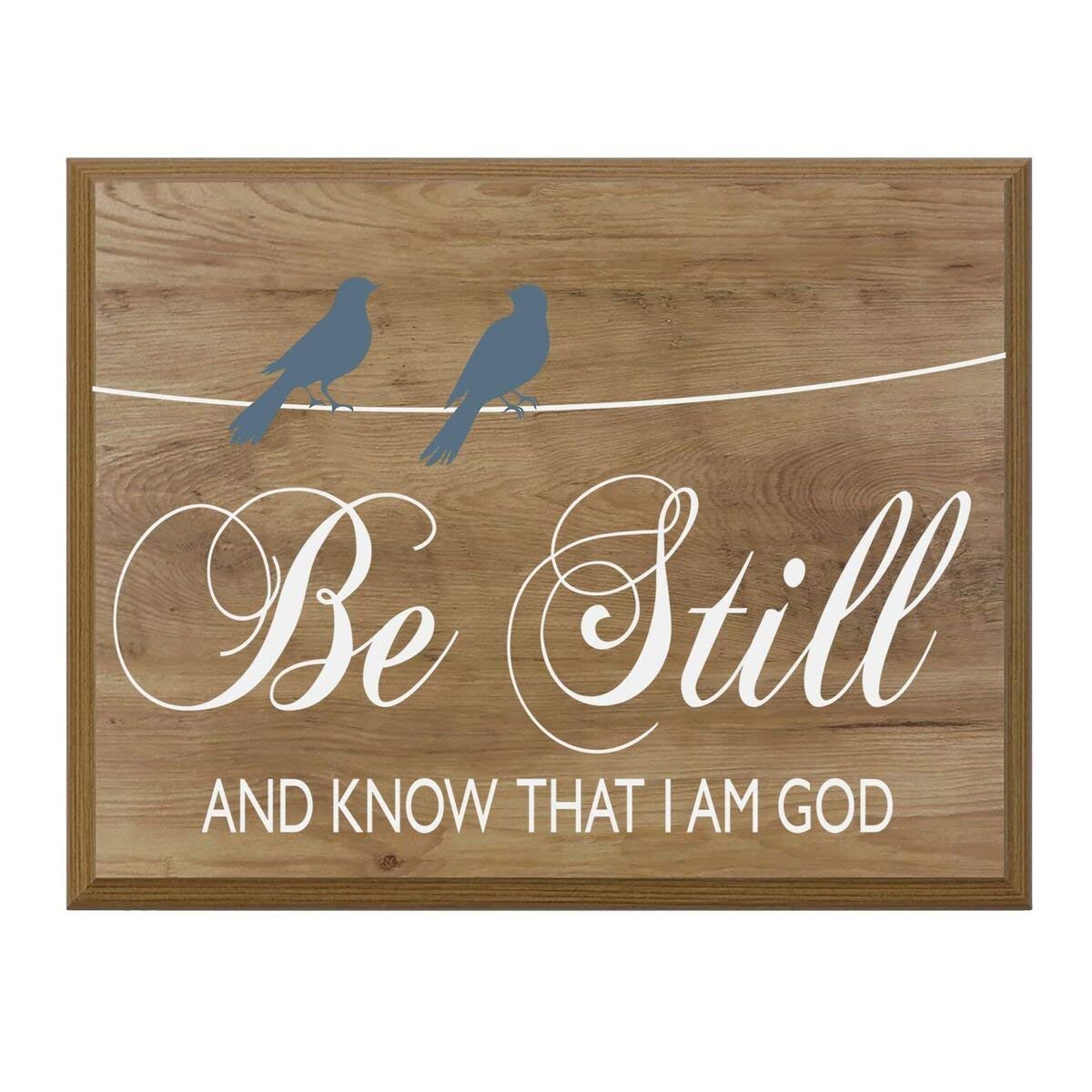 Housewarming Decorative New Home Wall Plaque - Be Still and Know - LifeSong Milestones