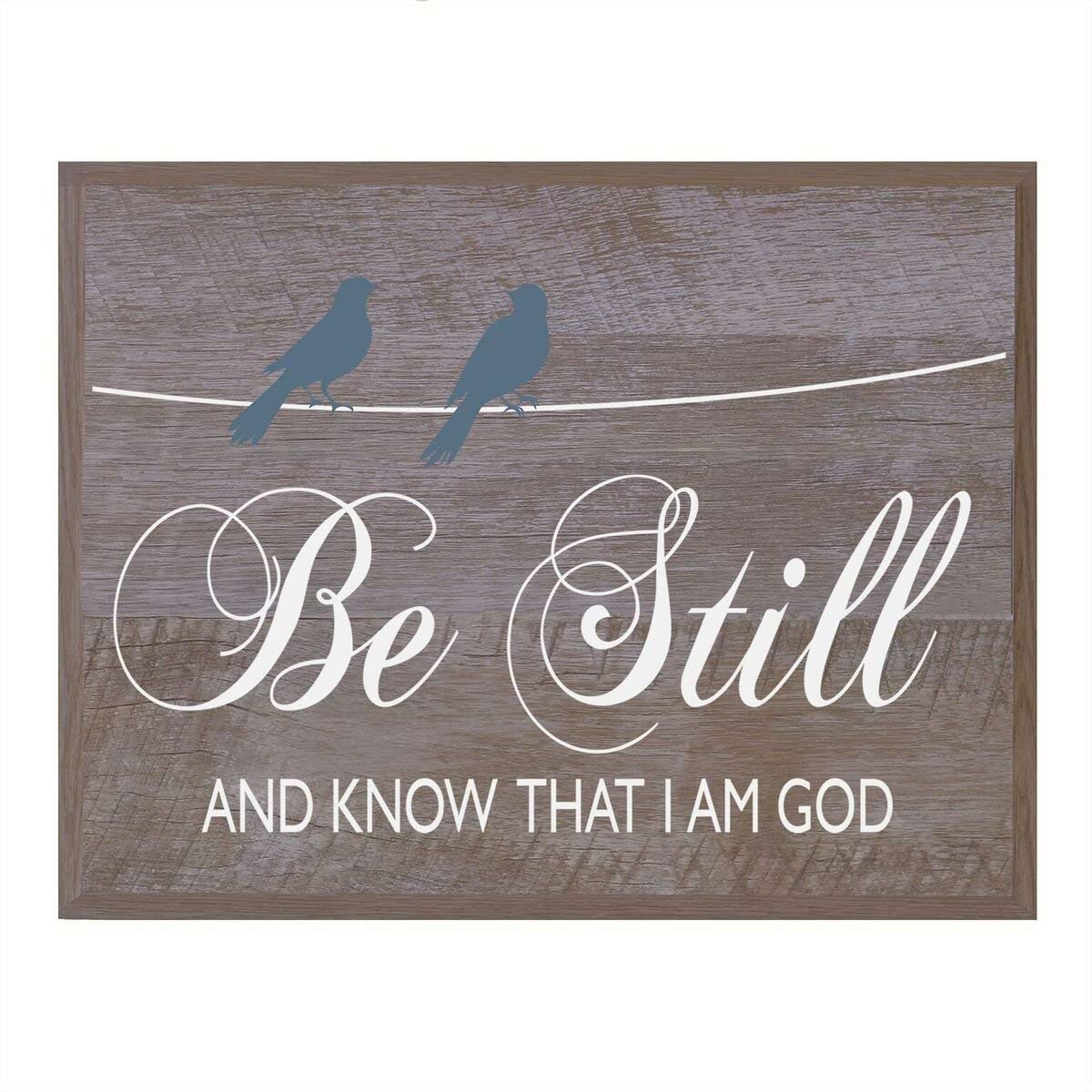 Housewarming Decorative New Home Wall Plaque - Be Still and Know - LifeSong Milestones