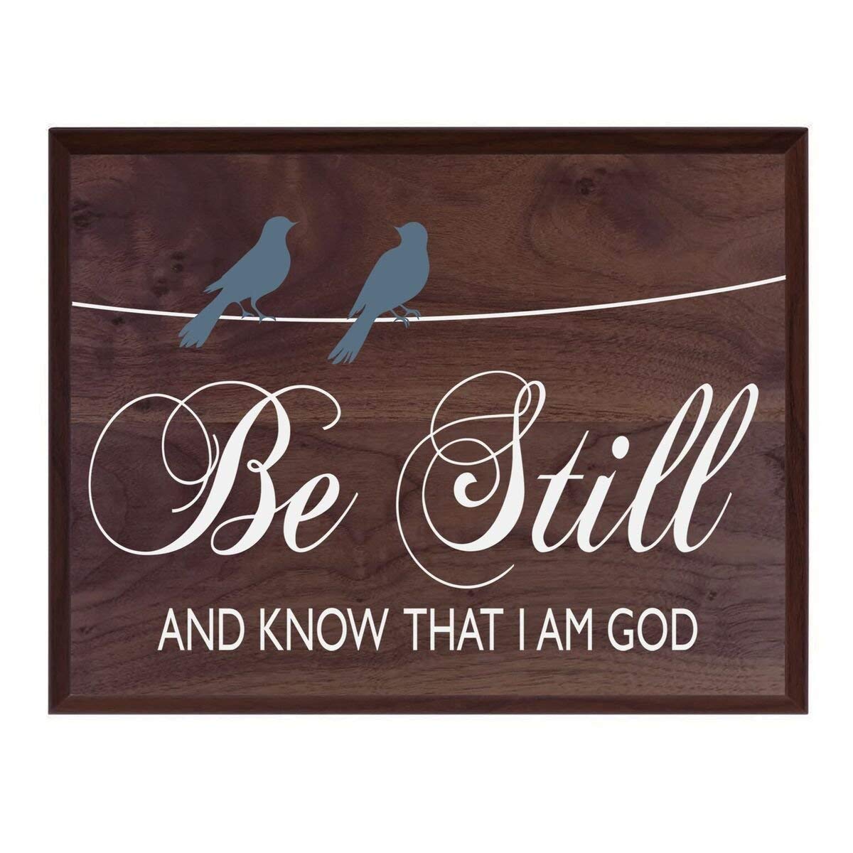 Housewarming Decorative New Home Wall Plaque - Be Still and Know - LifeSong Milestones
