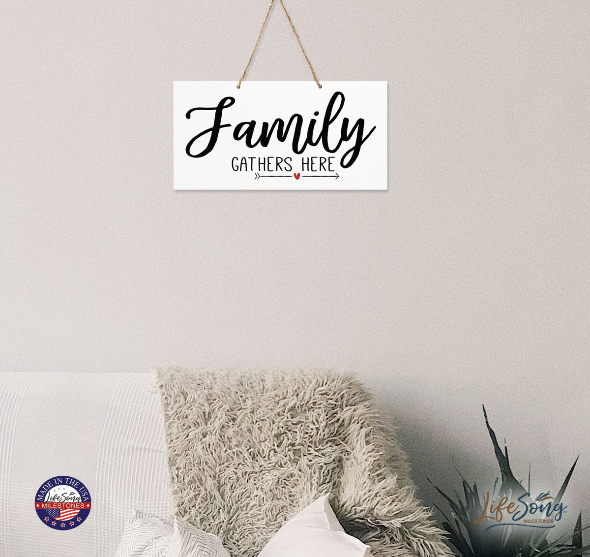 Housewarming Family Name Sign For New Home - Family - LifeSong Milestones