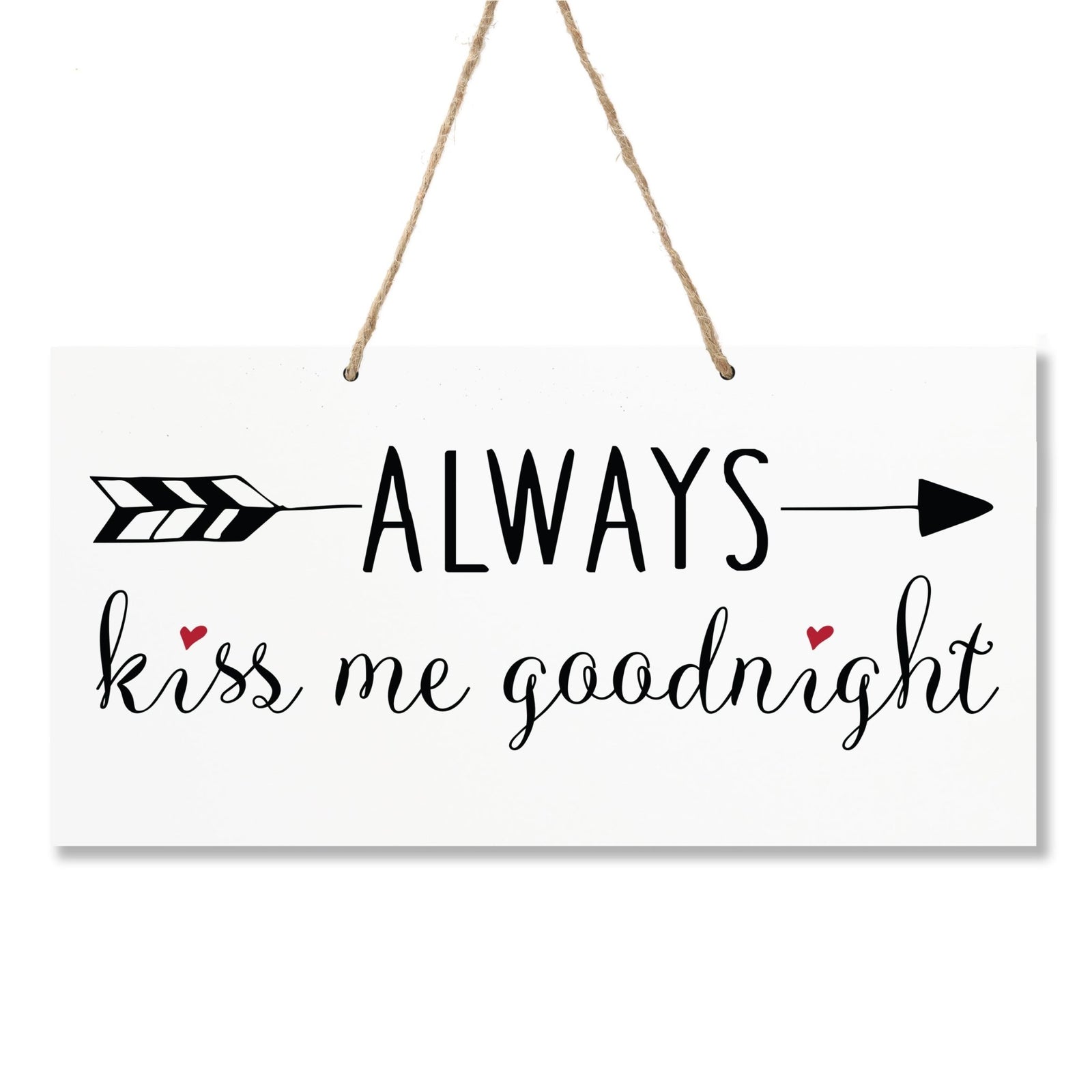 Housewarming Family Name Sign For New Home - Kiss Me - LifeSong Milestones