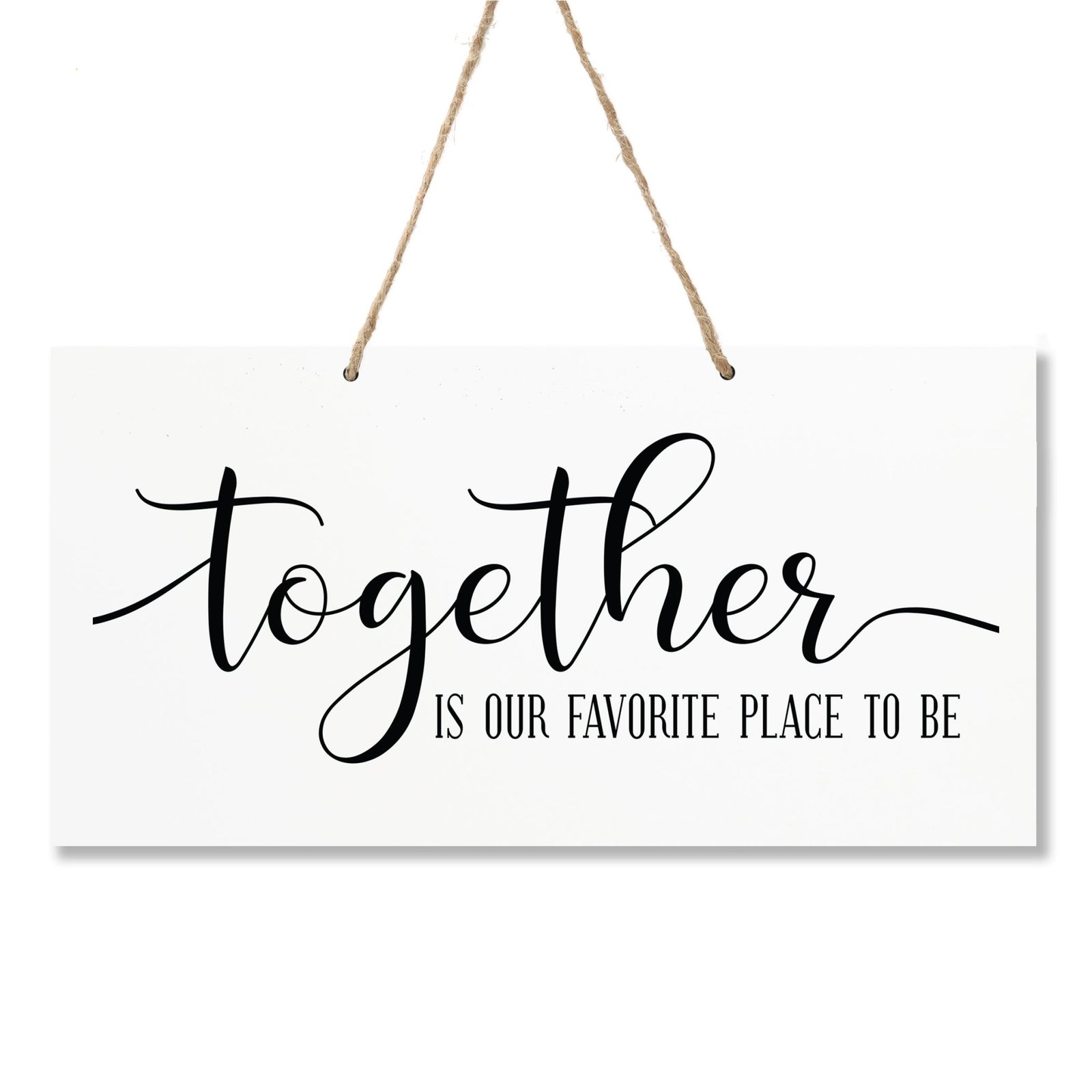 Housewarming Family Name Sign For New Home - Together - LifeSong Milestones