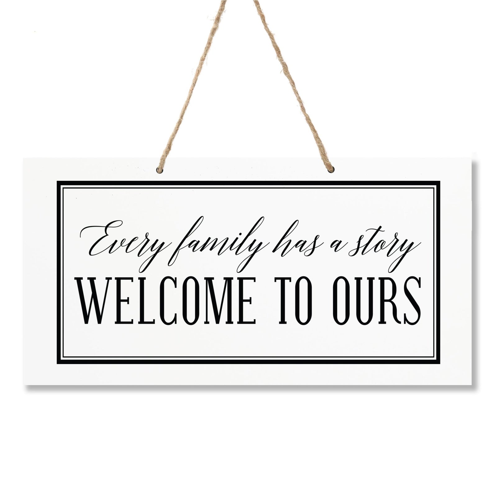 Housewarming Family Name Sign For New Home - Welcome - LifeSong Milestones