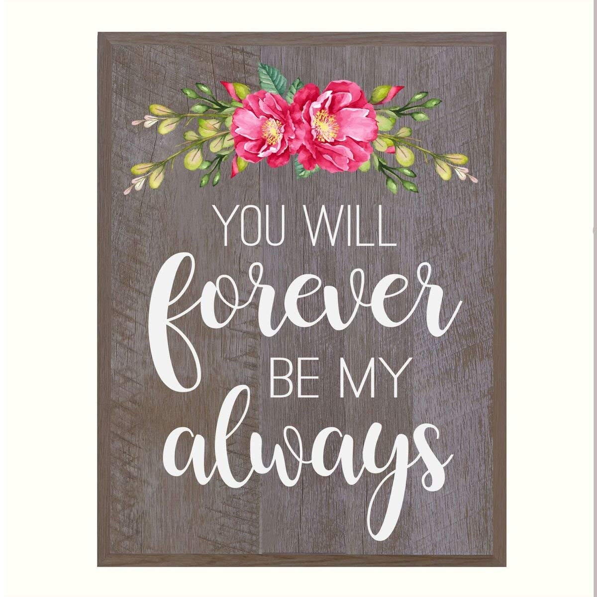 Housewarming Family Wall Hanging Plaque Gift - Forever Be My Always - LifeSong Milestones