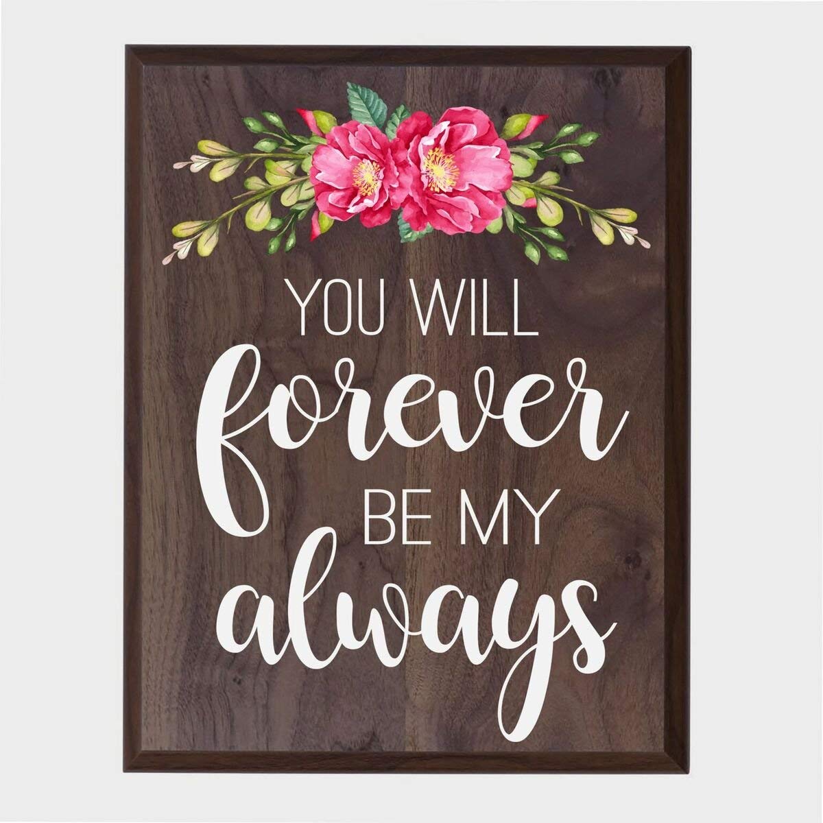 Housewarming Family Wall Hanging Plaque Gift - Forever Be My Always - LifeSong Milestones