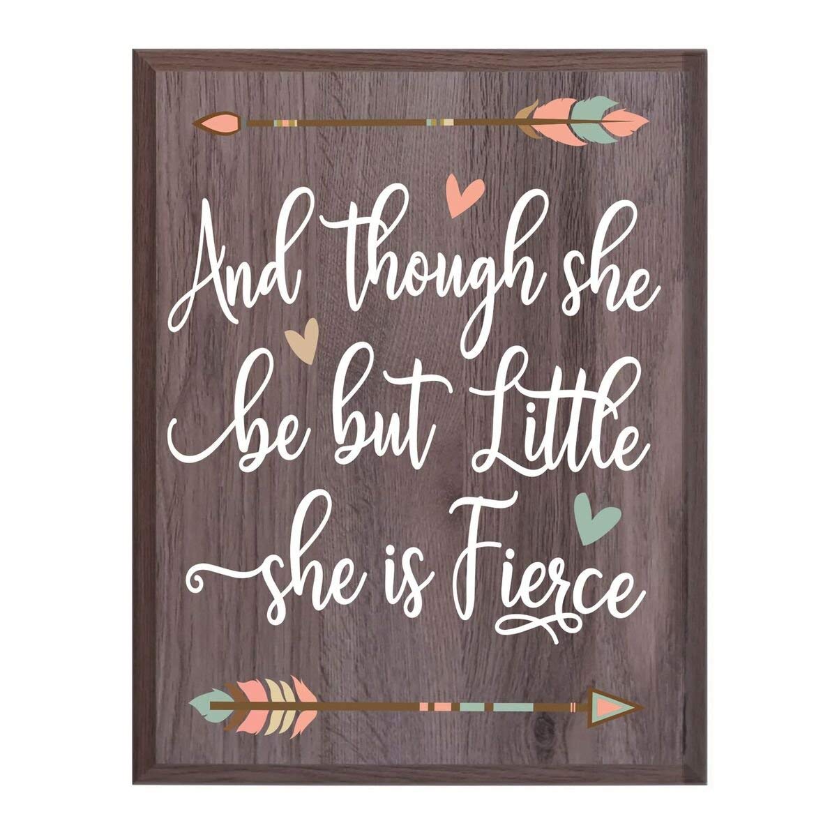 Housewarming Family Wall Hanging Plaque Gift - She Is Fierce - LifeSong Milestones