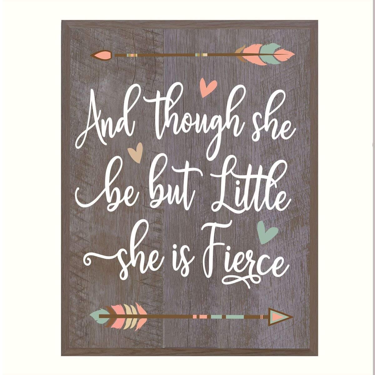 Housewarming Family Wall Hanging Plaque Gift - She Is Fierce - LifeSong Milestones
