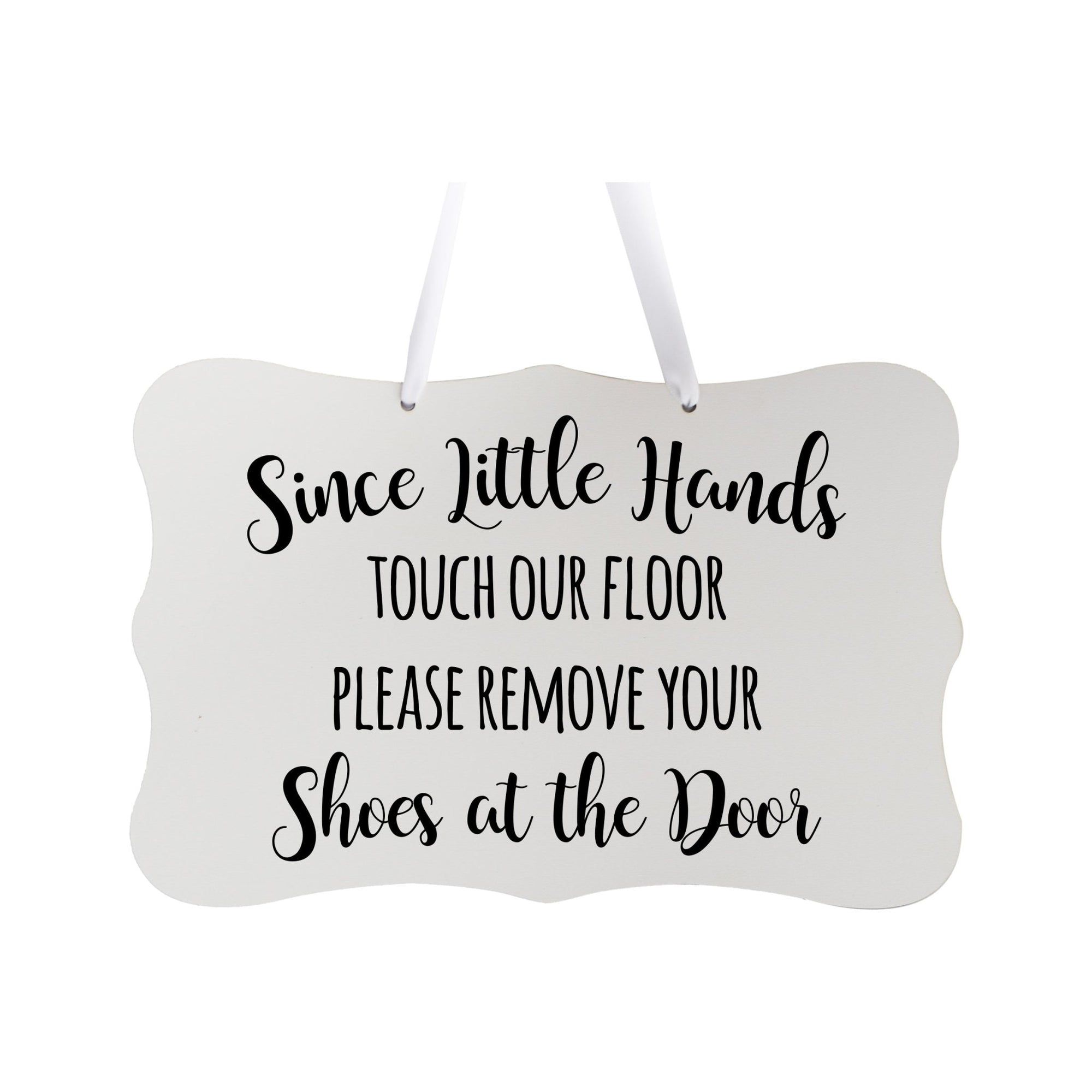 Housewarming Hanging Sign - Remove Your Shoes - LifeSong Milestones