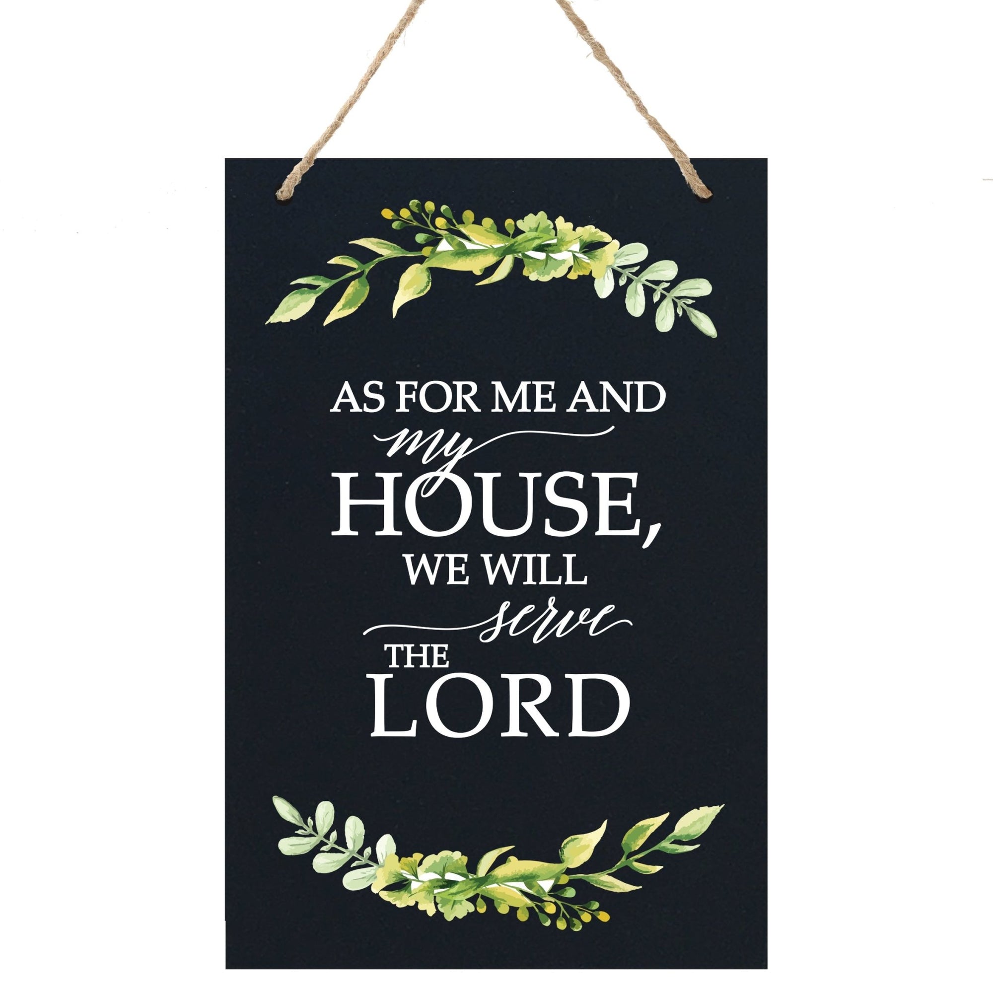 Housewarming Wall Hanging Sign Gift - As For Me and My House - LifeSong Milestones