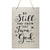 Housewarming Wall Hanging Sign Gift - Be Still - LifeSong Milestones