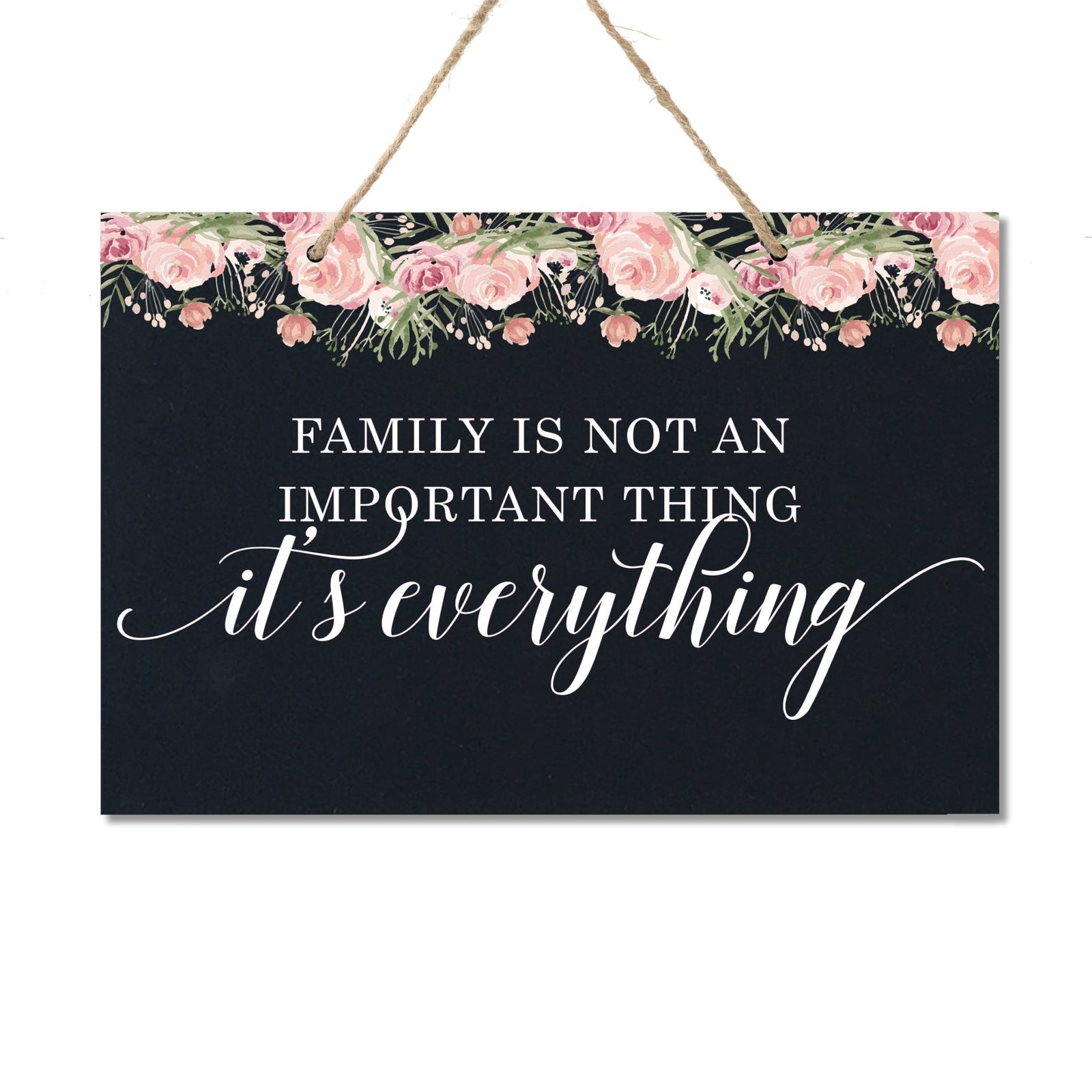 Housewarming Wall Hanging Sign Gift - Family Is Not - LifeSong Milestones