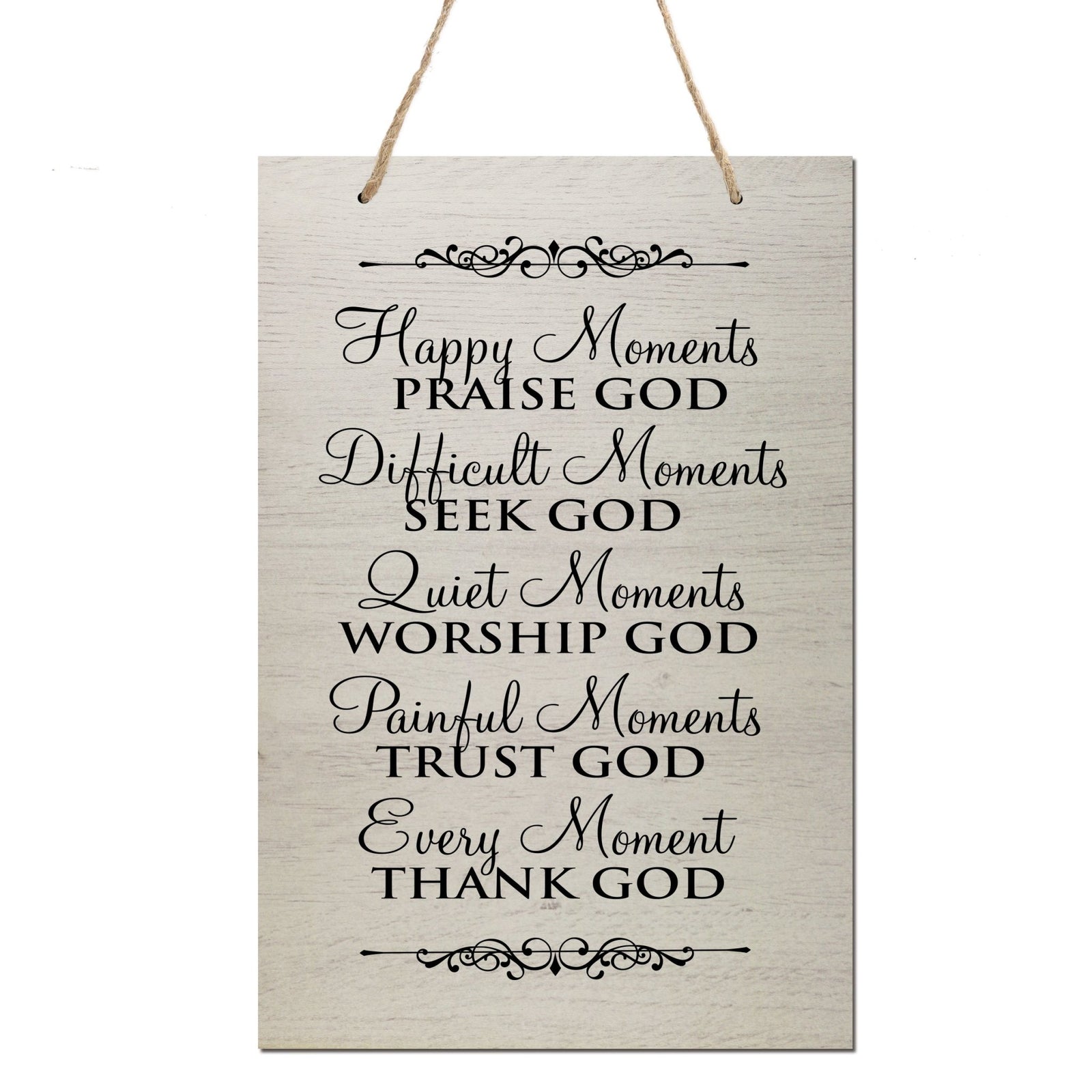 Housewarming Wall Hanging Sign Gift - Happy Moments - LifeSong Milestones