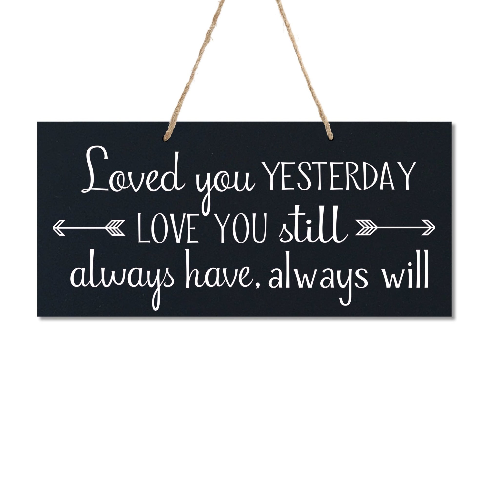 Housewarming Wall Hanging Sign Gift - Love You - LifeSong Milestones