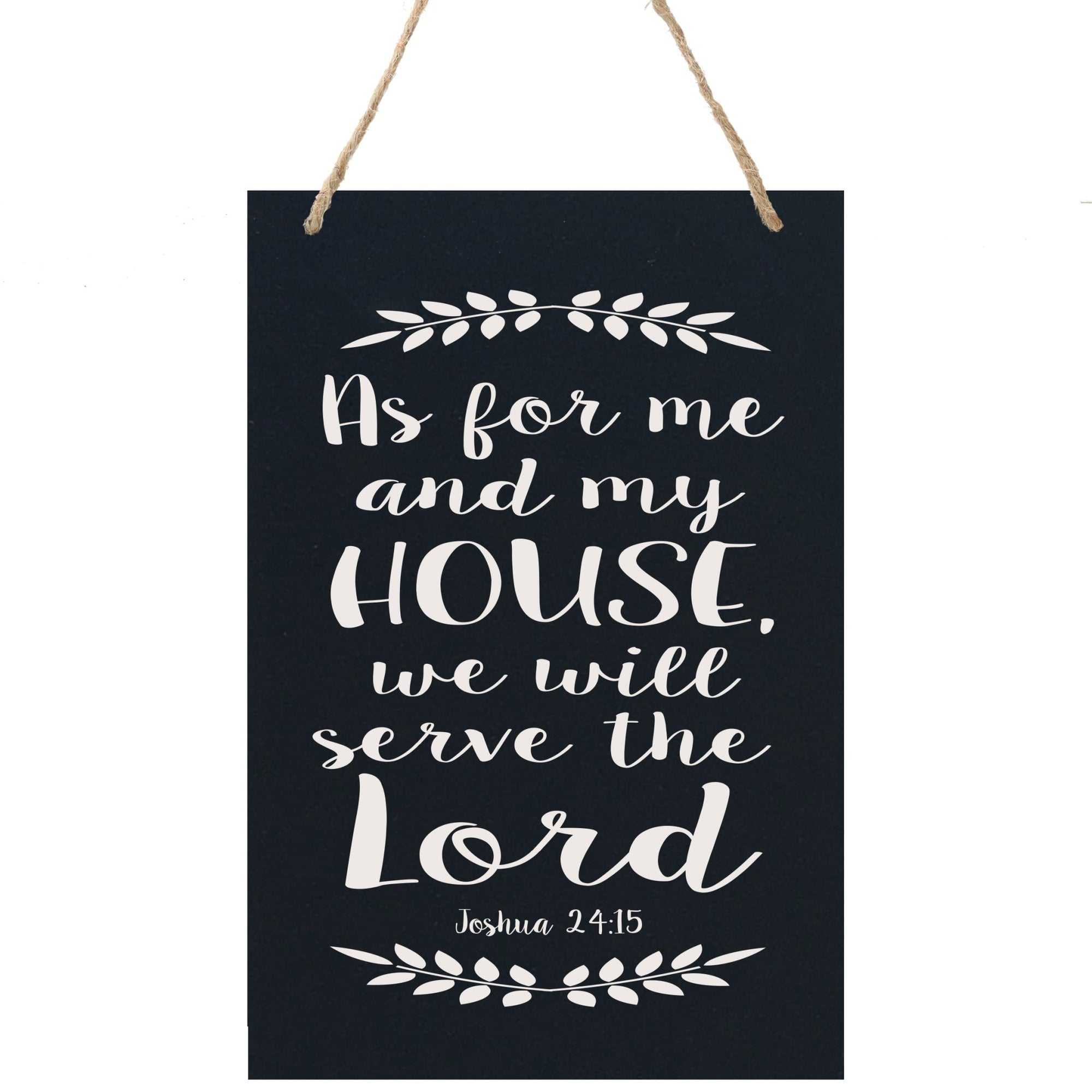 Housewarming Wall Hanging Sign Gift - Serve The Lord - LifeSong Milestones