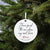 Husband / Boyfriend White Ornament With Inspirational Message Gift Ideas - I Have Found The One Whom My Soul Loves - LifeSong Milestones