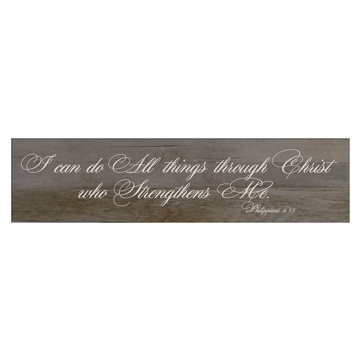 I Can Do All Things Through Christ Me Decorative Wall Art Sign - LifeSong Milestones