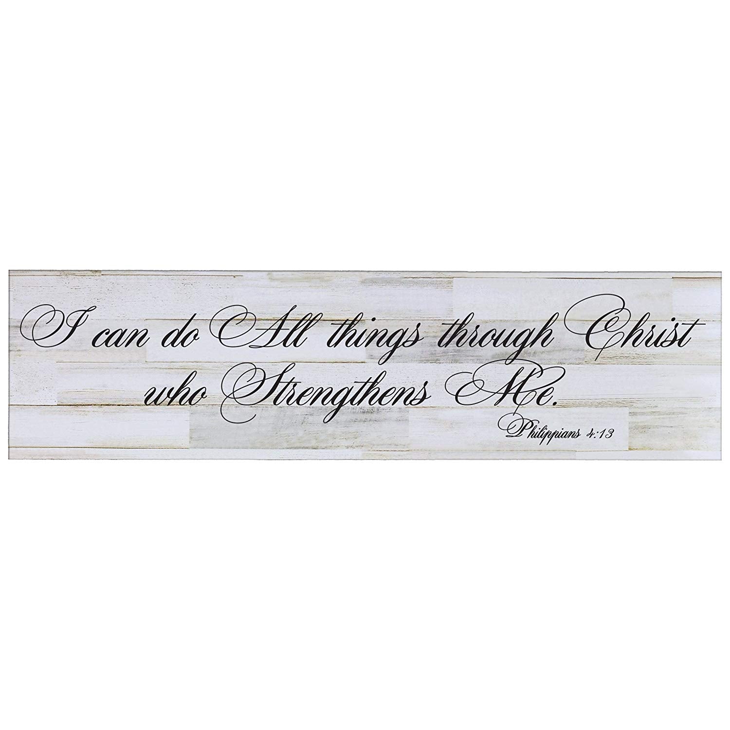 I Can Do All Things Through Christ Me Decorative Wall Art Sign - LifeSong Milestones