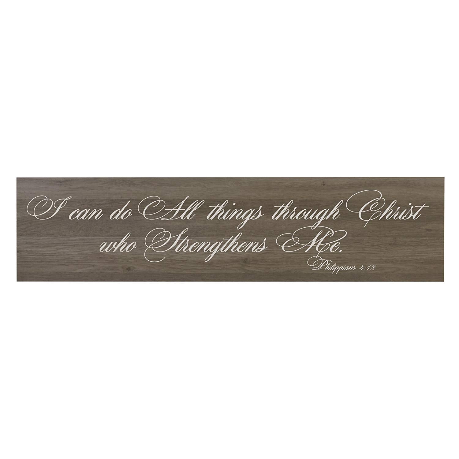I Can Do All Things Through Christ Me Decorative Wall Art Sign - LifeSong Milestones