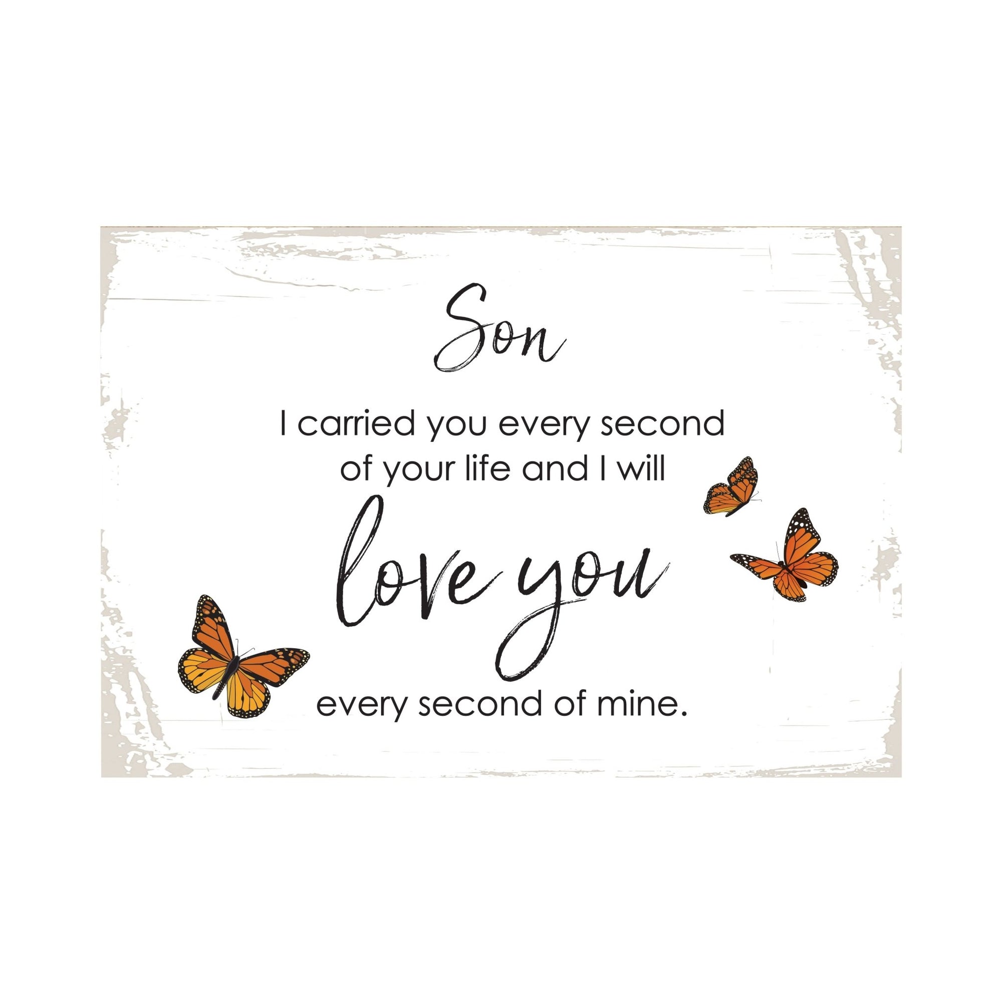 I Carried You Wooden Floral 5.5x8 Inches Memorial Art Sign Table Top and shelf decor For Home Décor - LifeSong Milestones