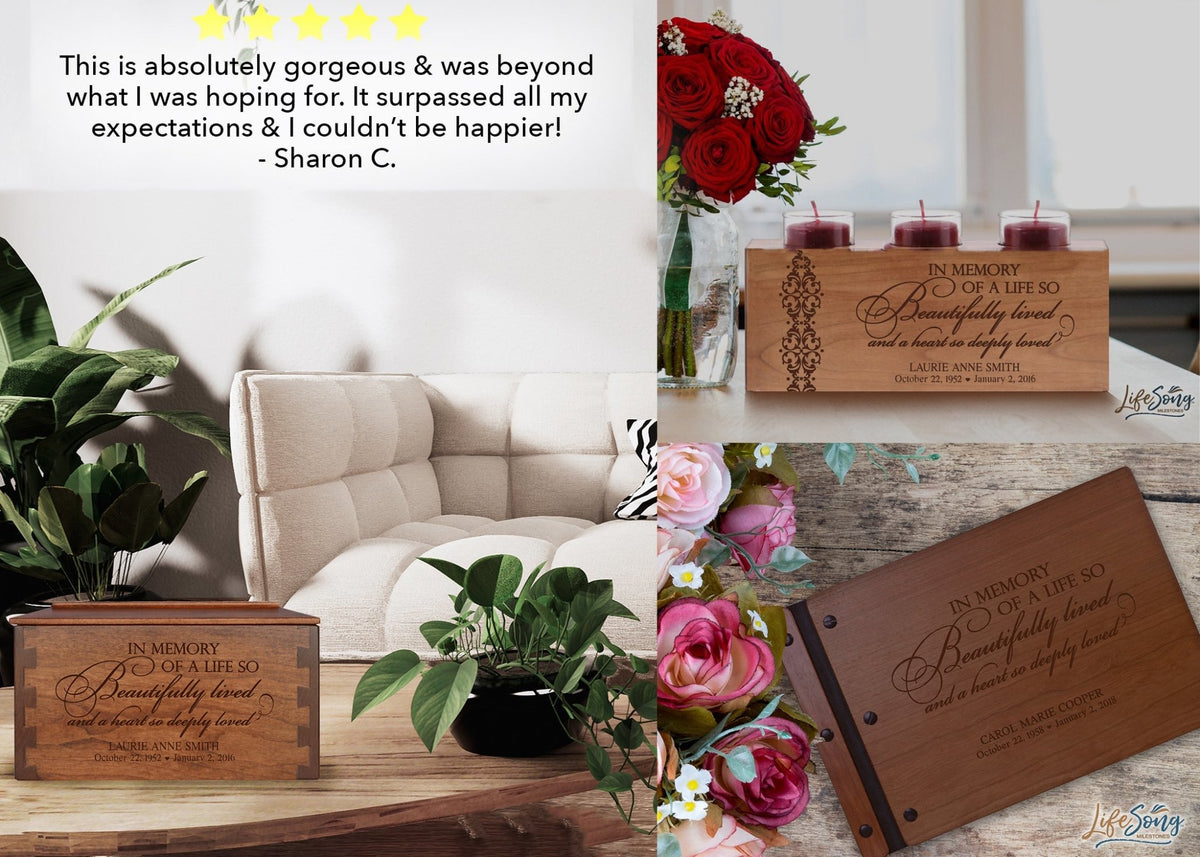 In Memory of A Life - Memorial Set - LifeSong Milestones