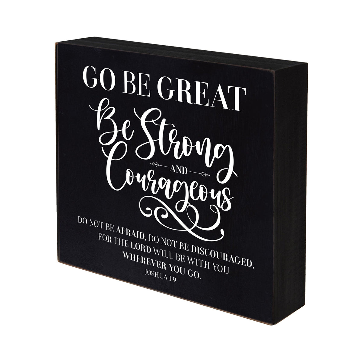 Inspirational 6x6 Shadow Box Go Be Great - LifeSong Milestones